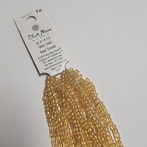 Blue Moon Beads Glass Seed Bead Strands NWT